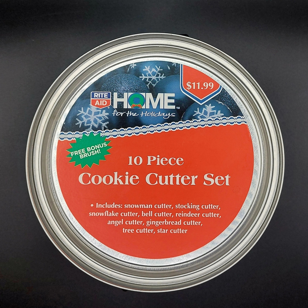 The Rite Aid Home For The Holidays Collection 10 Piece Christmas Cookie Cutter S